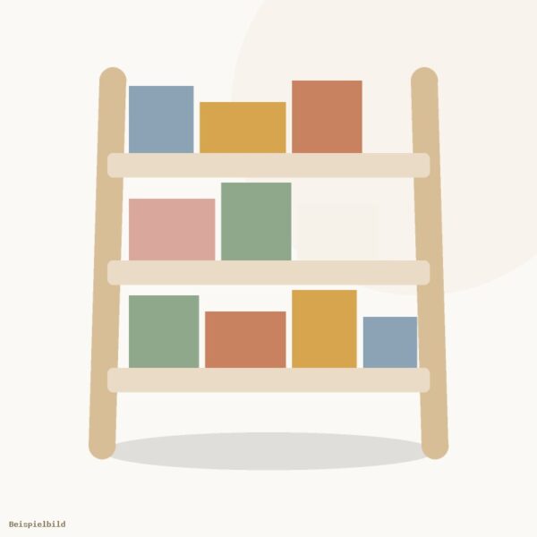 Bücherregal für Kinder – Beispielbild
