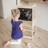 Lernturm mit Tafel an der Seite, für Kinder von 1 bis 6 Jahren