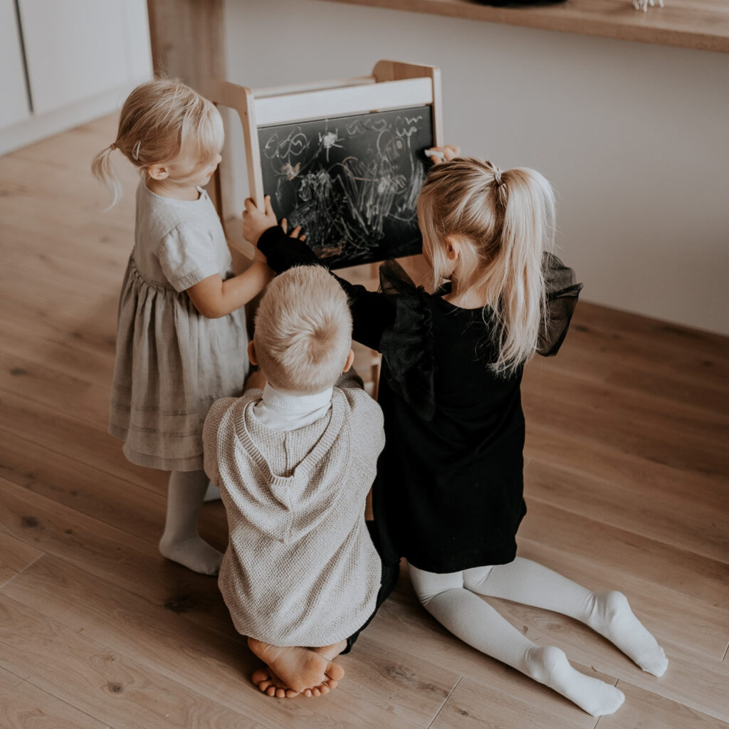 Lernturm mit Tafel an der Seite, für Kinder von 1 bis 6 Jahren – Ansicht 11